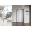 Душевая кабина без поддона KOER SR SC03-90x90x200-TR-07 прозрачное стекло EASY CLEAN 6мм графит (KR5359)