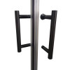 Душевая кабина без поддона KOER SR SC03-90x90x200-TR-07 прозрачное стекло EASY CLEAN 6мм графит (KR5359)