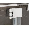 Душевая кабина без поддона KOER SR SC02-100x80x200-TR-01 прозрачное стекло EASY CLEAN 8мм хром (KR5355)