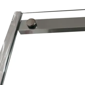 Душова кабіна без піддону KOER SR SC03-100x100x200-TR-01 прозоре скло EASY CLEAN 6мм хром (KR5357)