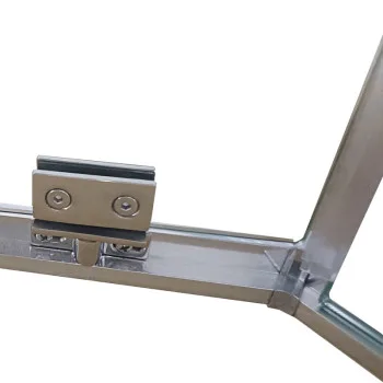 Душова кабіна без піддону KOER SR SC06-100x100x200-TR-01 прозоре скло EASY CLEAN 8мм хром (KR5365)