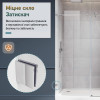 Душова кабіна без піддону KOER SR SC07-120x90x200-TR-01 прозоре скло EASY CLEAN 8мм хром (KR5370)
