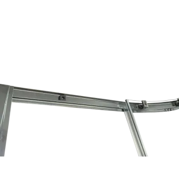 Душова кабіна без піддону KOER SR SC04-90x90x195-TR-01 прозоре скло EASY CLEAN 5мм хром (KR5360)
