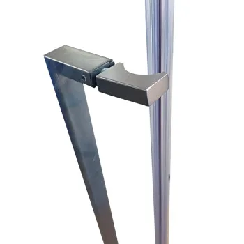 Душова кабіна без піддону KOER SR SC06-90x90x200-TR-07 прозоре скло EASY CLEAN 8мм графіт (KR5366)