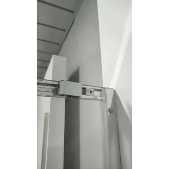 Душевая кабина без поддона KOER SR SC10-90x90x195-TR-01 прозрачное стекло EASY CLEAN 6мм хром (KR5942)