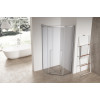 Душова кабіна без піддону KOER SR SC06-100x100x200-TR-01 прозоре скло EASY CLEAN 8мм хром (KR5365)