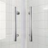 Душова кабіна без піддону KOER SR SC04-100x100x195-TR-01 прозоре скло EASY CLEAN 5мм хром (KR5361)