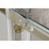 Душова кабіна без піддону KOER SR SC03-90x90x200-TR-12 прозоре скло EASY CLEAN 6мм матове золото (KR5358)