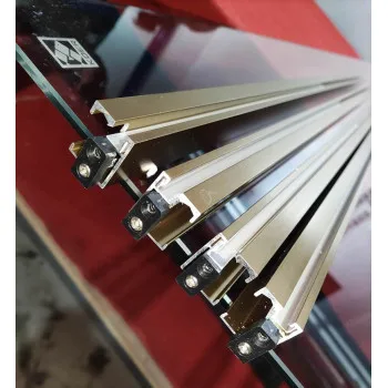 Душевая кабина без поддона KOER SR SC10-90x90x195-TR-12 прозрачное стекло EASY CLEAN 6мм матовое золото (KR5943)