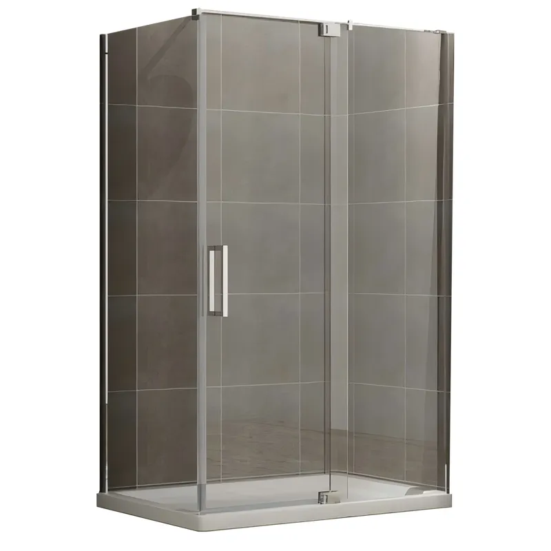 Душевая кабина без поддона KOER SR SC02-100x80x200-TR-01 прозрачное стекло EASY CLEAN 8мм хром (KR5355)