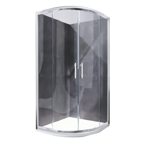 Душова кабіна без піддону KOER SR SC04-90x90x195-TR-02 прозоре скло EASY CLEAN 5мм SS COLOR (KR5682)