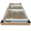Душова кабіна без піддону KOER SR SC07-120x90x200-TR-01 прозоре скло EASY CLEAN 8мм хром (KR5370)