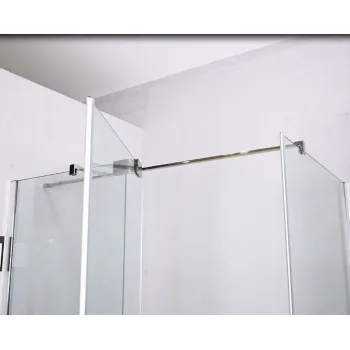 Душова кабіна без піддону KOER SR SC02-100x80x200-TR-01 прозоре скло EASY CLEAN 8мм хром (KR5355)