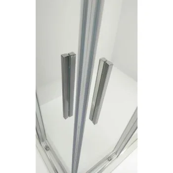 Душевая кабина без поддона KOER SR SC10-90x90x195-TR-01 прозрачное стекло EASY CLEAN 6мм хром (KR5942)