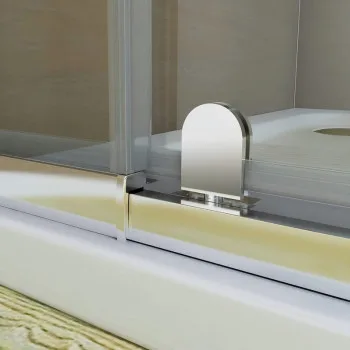 Душова кабіна без піддону KOER SR SC05-90x90x195-TR-01 прозоре скло EASY CLEAN 6мм хром (KR5363)