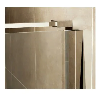 Душова кабіна без піддону KOER SR SC02-100x80x200-TR-01 прозоре скло EASY CLEAN 8мм хром (KR5355)