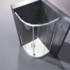 Душевая кабина без поддона KOER SR SC04-90x90x195-TR-02 прозрачное стекло EASY CLEAN 5мм SS COLOR (KR5682)