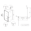 Душевая кабина без поддона KOER SR SC08-90x90x200-TR-01 прозрачное стекло EASY CLEAN 6мм хром (KR5371)