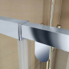 Душова кабіна без піддону KOER SR SC05-90x90x195-TR-01 прозоре скло EASY CLEAN 6мм хром (KR5363)