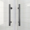 Душевая кабина без поддона KOER SR SC04-90x90x195-TR-07 прозрачное стекло EASY CLEAN 5мм графит (KR5362)