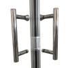 Душова кабіна без піддону KOER SR SC03-90x90x200-TR-01 прозоре скло EASY CLEAN 6мм хром (KR5356)
