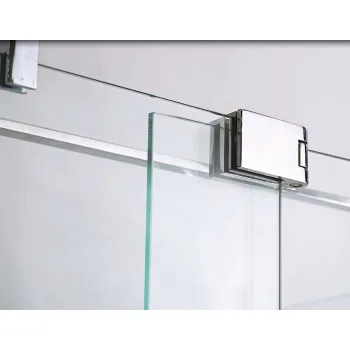 Душова кабіна без піддону KOER SR SC02-100x80x200-TR-01 прозоре скло EASY CLEAN 8мм хром (KR5355)