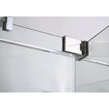 Душова кабіна без піддону KOER SR SC02-120x90x200-TR-01 прозоре скло EASY CLEAN 8мм хром (KR5354)
