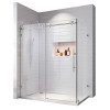 Душова кабіна без піддону KOER SR SC07-120x90x200-TR-01 прозоре скло EASY CLEAN 8мм хром (KR5370)