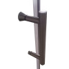Душевая кабина без поддона KOER SR SC03-90x90x200-TR-07 прозрачное стекло EASY CLEAN 6мм графит (KR5359)