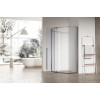 Душевая кабина без поддона KOER SR SC06-90x90x200-TR-07 прозрачное стекло EASY CLEAN 8мм графит (KR5366)