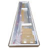 Душевая кабина без поддона KOER SR SC03-90x90x200-TR-07 прозрачное стекло EASY CLEAN 6мм графит (KR5359)