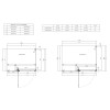 Душевая кабина без поддона KOER SR SC02-100x80x200-TR-01 прозрачное стекло EASY CLEAN 8мм хром (KR5355)