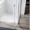 Душевая кабина без поддона KOER SR SC08-90x90x200-TR-01 прозрачное стекло EASY CLEAN 6мм хром (KR5371)