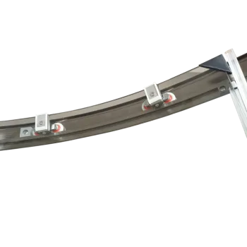 Душова кабіна без піддону KOER SR SC04-90x90x195-TR-07 прозоре скло EASY CLEAN 5мм графіт (KR5362)
