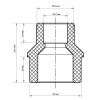 Муфта редукционная НB 25x20 PPR Koer K0056.PRO (KP0066)
