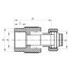 Муфта з євроконусом і накидною гайкою 20x3 /4 PPR Koer K0240.PRO (KP2606)