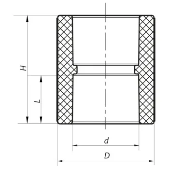 З'єднувальна муфта 20 PPR Koer K0001.PRO (KP0003)