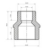 Муфта редукционная НB 32x20 PPR Koer K0057.PRO (KP0067)