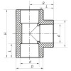 Трійник Koer K0009.PRO - 32 PPR (KP3392)