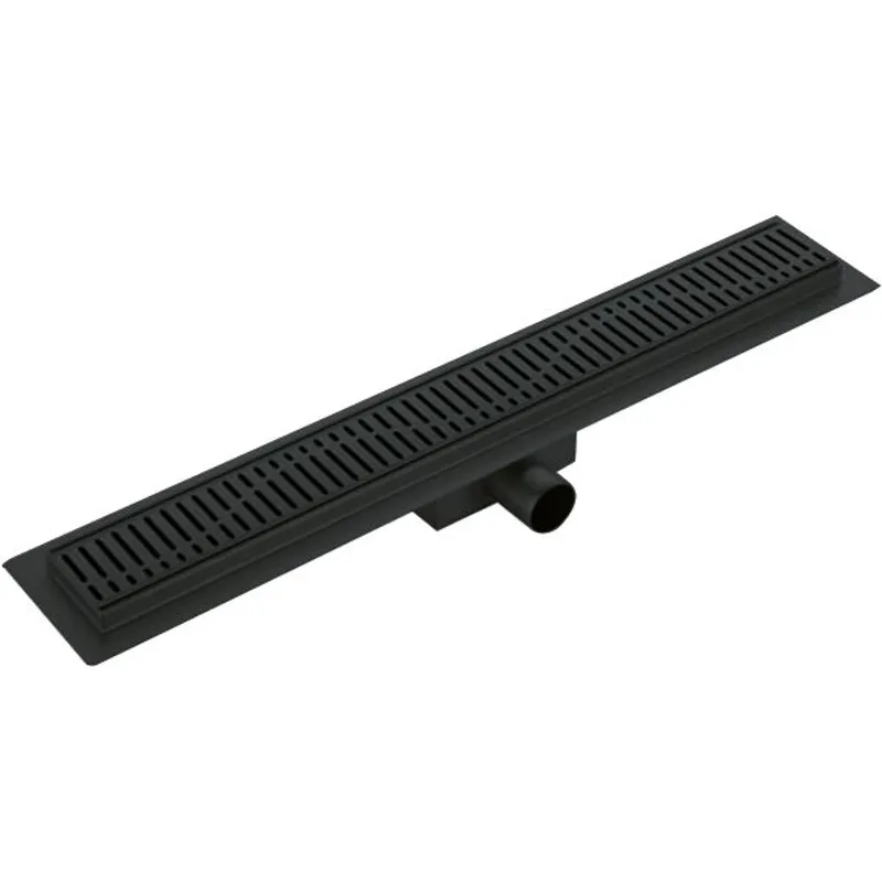 Душевой трап KOER FD35-70x600 BLACK из нерж. стали SUS304 70x600мм (Цвет черный) (KR3272)