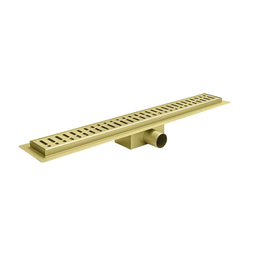 Душевой трап KOER FD35-70x700-BRUSHED GOLD из нерж. стали SUS304 70x700мм (Цвет матовое золото) (AC0718)