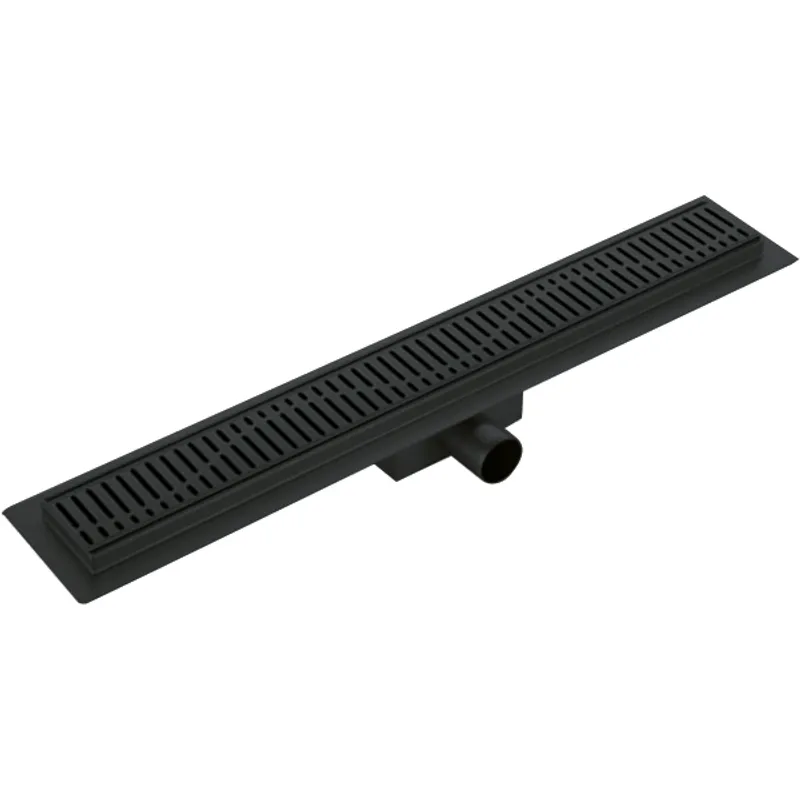 Душовий трап KOER FD35-70x500-BLACK з нерж. сталі SUS304 70x500мм (Колір чорний) (AC0624)
