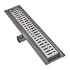 Душевой трап из нержавеющей стали SUS304 Koer FD35-70x500-Graphite (Цвет графит) (AC0657)