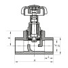 Кран вентильный 32 Koer PPR K0185.PRO (KP0239)