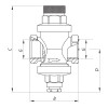 Редуктор давления Koer KR.1252 3/4” (KR2664)