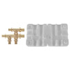 Трійник в одній площині (теплоізоляційний кожух) 20(2.8mm) x 16(2.2mm) x 16(2.2mm) KOER KA.TU-20-16-16 (KR5868)