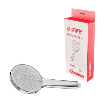 Лійка для душу KOER KP-0406-01, 3 функції (Колір хром) (KR5410)