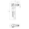 Арматура наполнительная KOER KT-0107-3/8