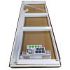 Двері у нішу розсувні KOER SR SD03-140x200-TR-01 прозоре скло EASY CLEAN 8мм хром (KR5385)