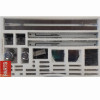 Двері у нішу розсувні KOER SR SD05-140x200-TR-01 прозоре скло EASY CLEAN 6мм хром (KR5406)